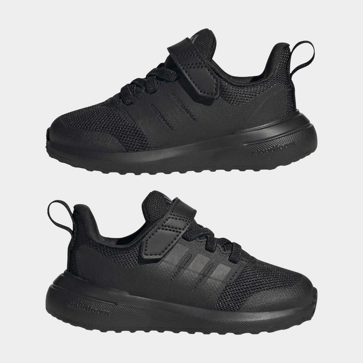 Adidas Chaussure à lacets élastiques et scratch FortaRun 2.0 Cloudfoam. 8