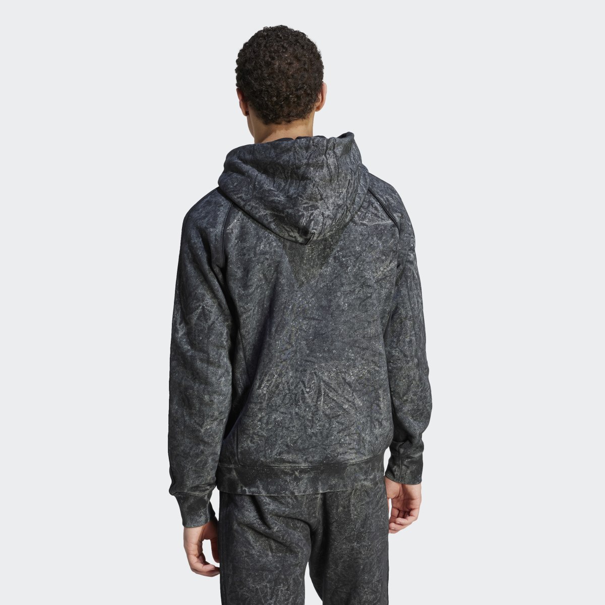 Adidas Blue Version Washed Hoodie. 4