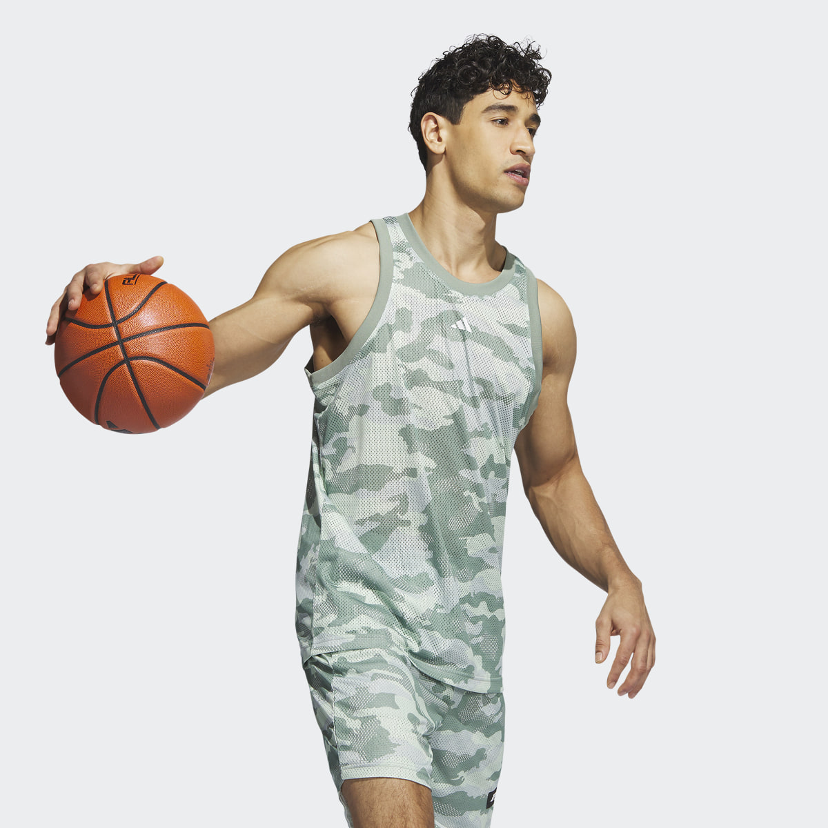 Adidas Basketball Legends Allover Print Tank Top. 4