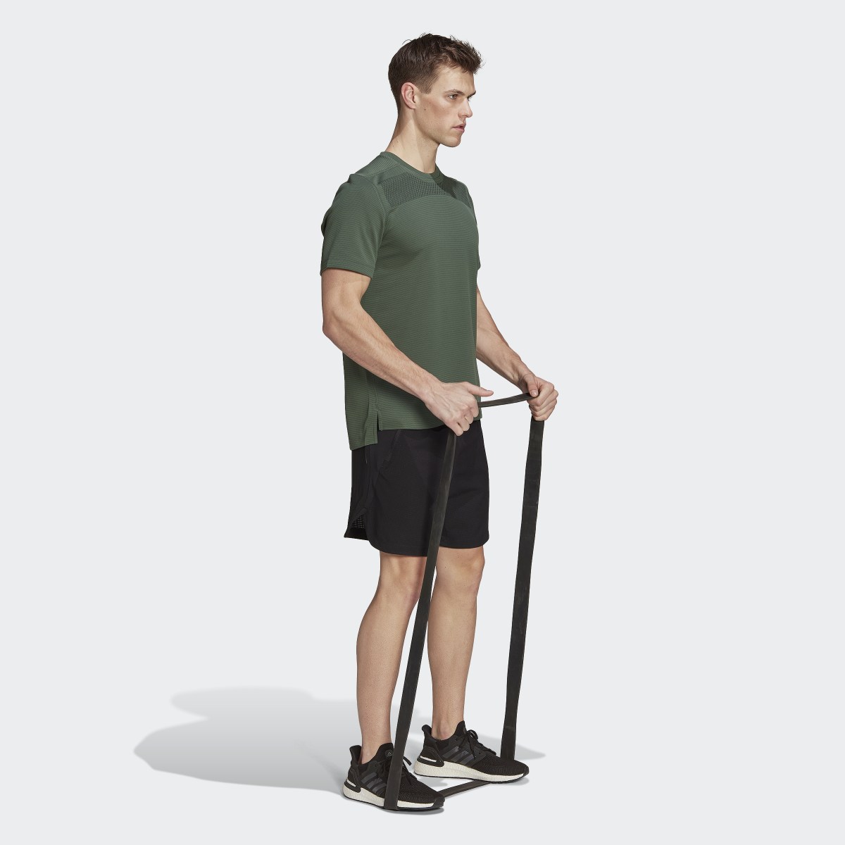 Adidas T-shirt Workout Front Rack Impact Print. 4