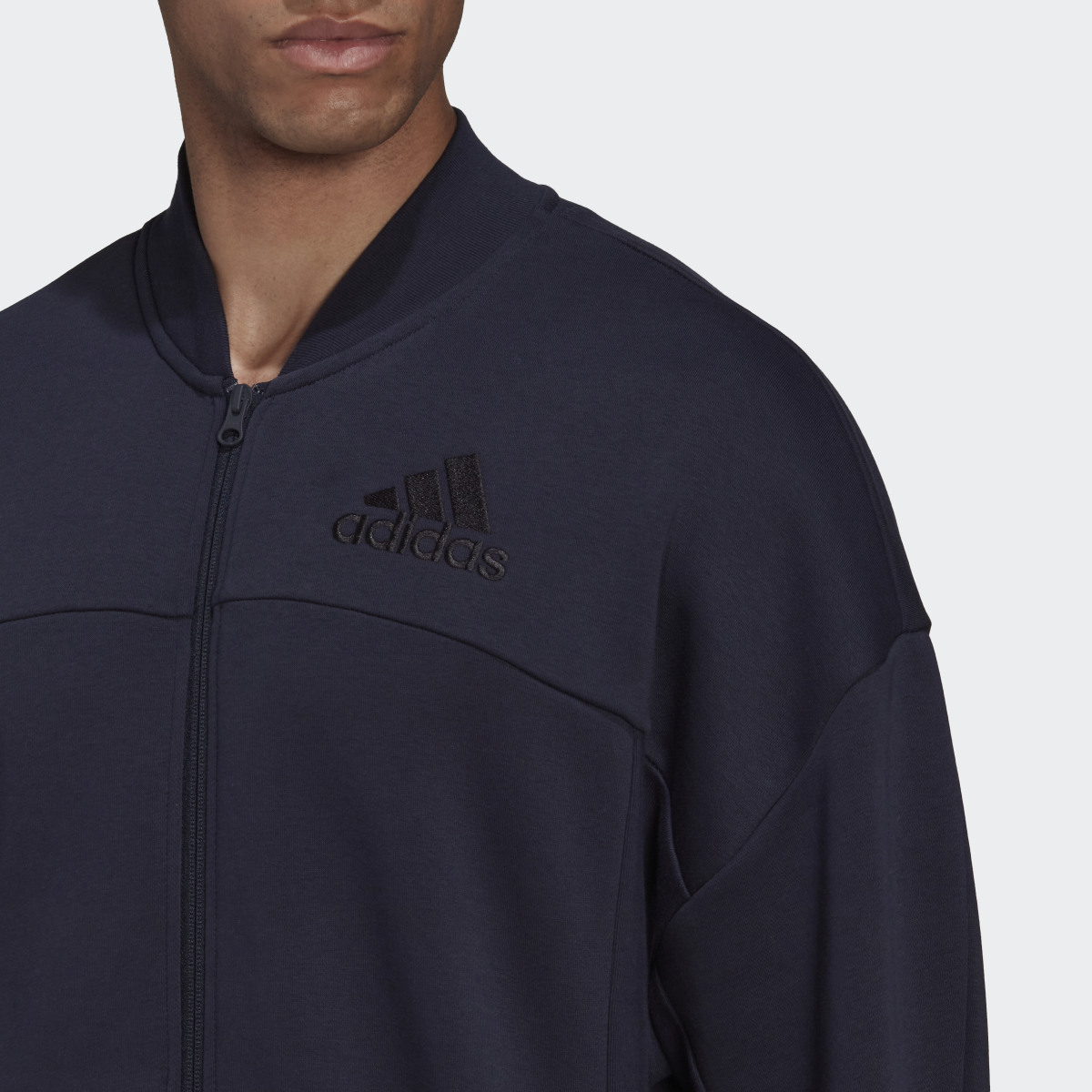 Adidas Studio Lounge Fleece Track Top. 6