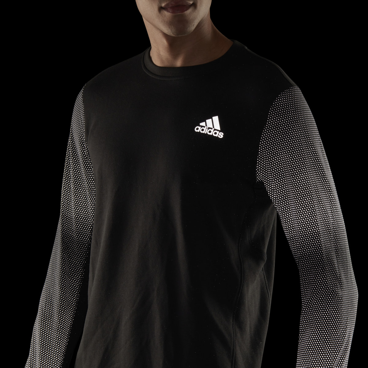 Adidas Fast Reflective Crew Sweatshirt. 6