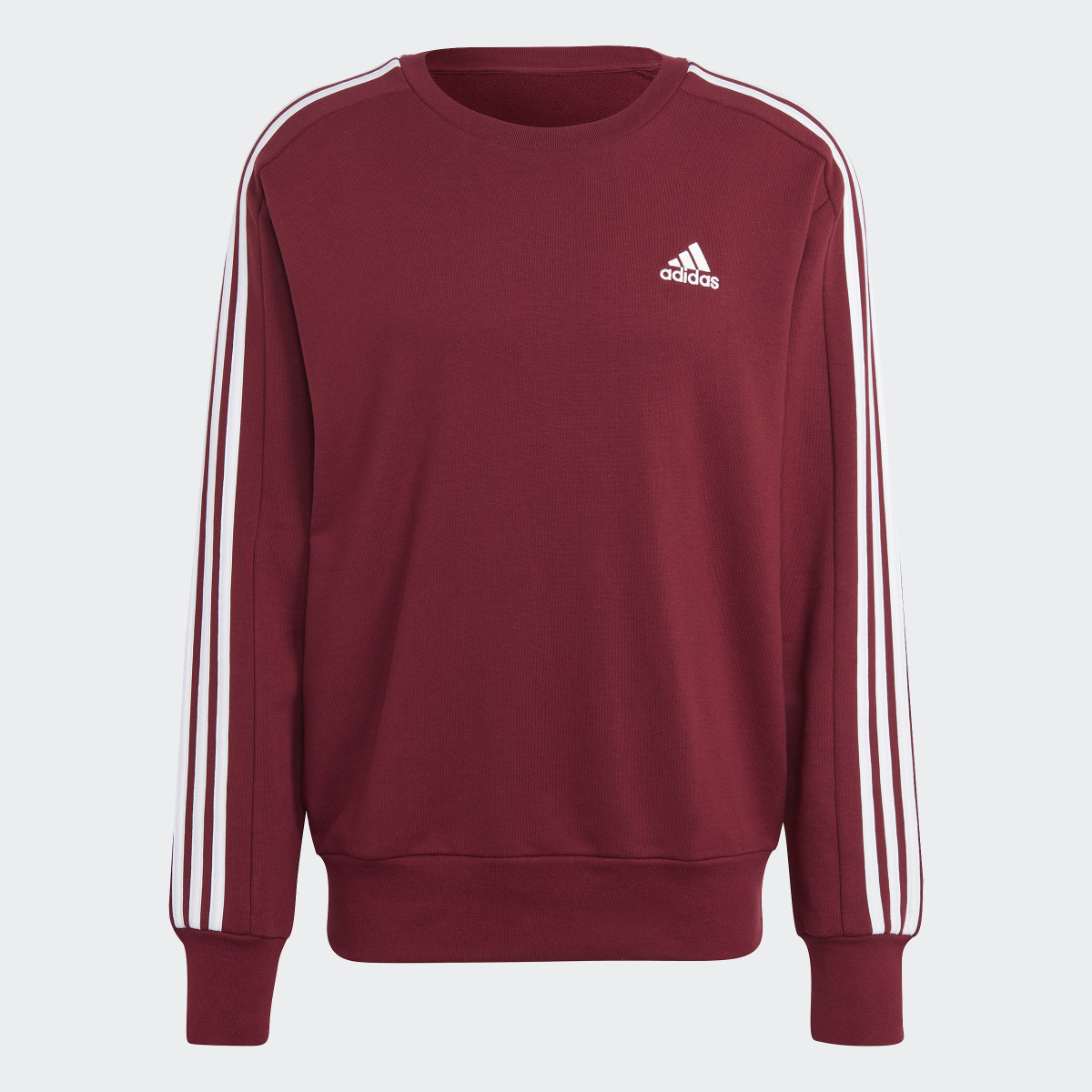 Adidas Sudadera Essentials 3 Franjas Felpa Francesa. 5