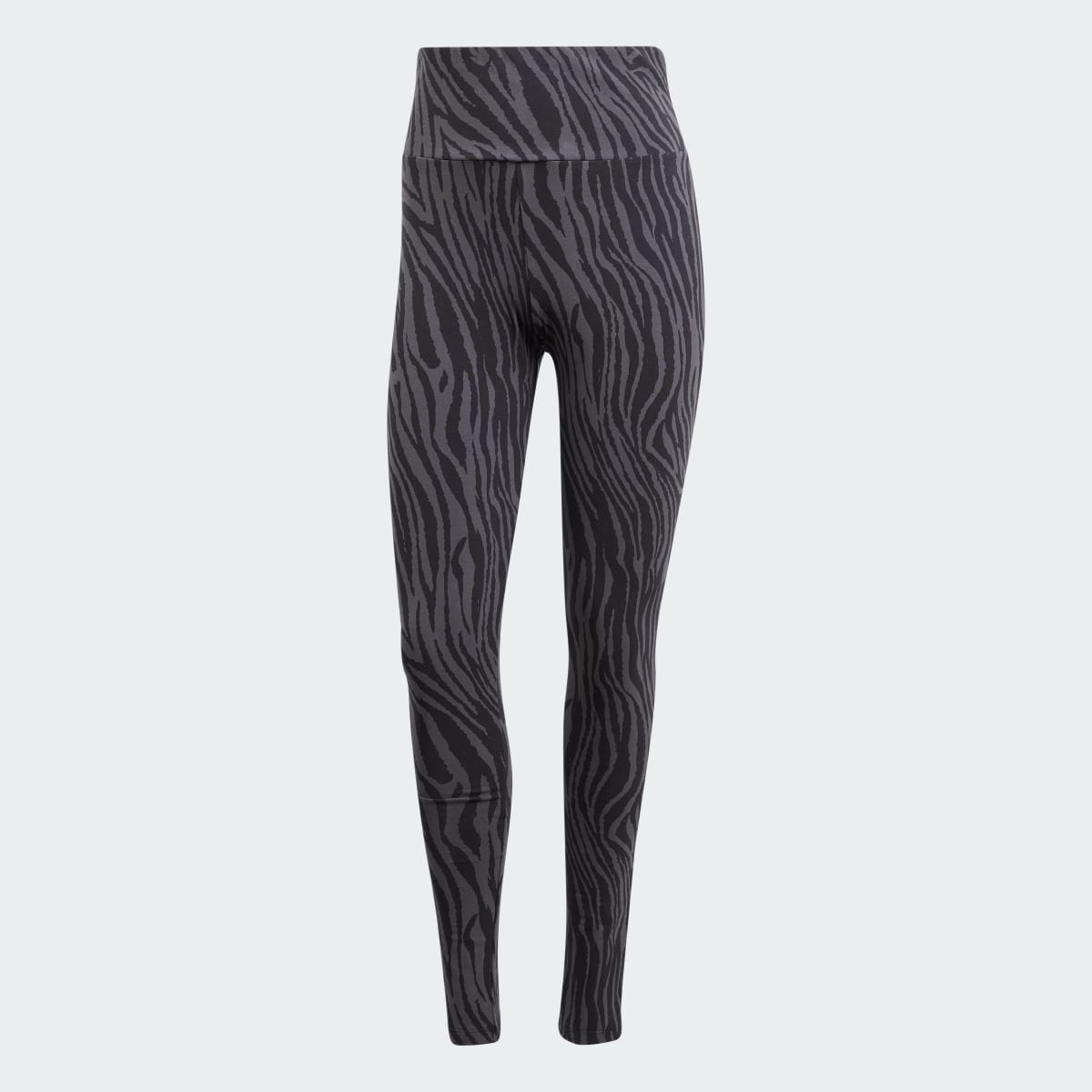 Adidas Allover Zebra Animal Print Essentials Tights. 4