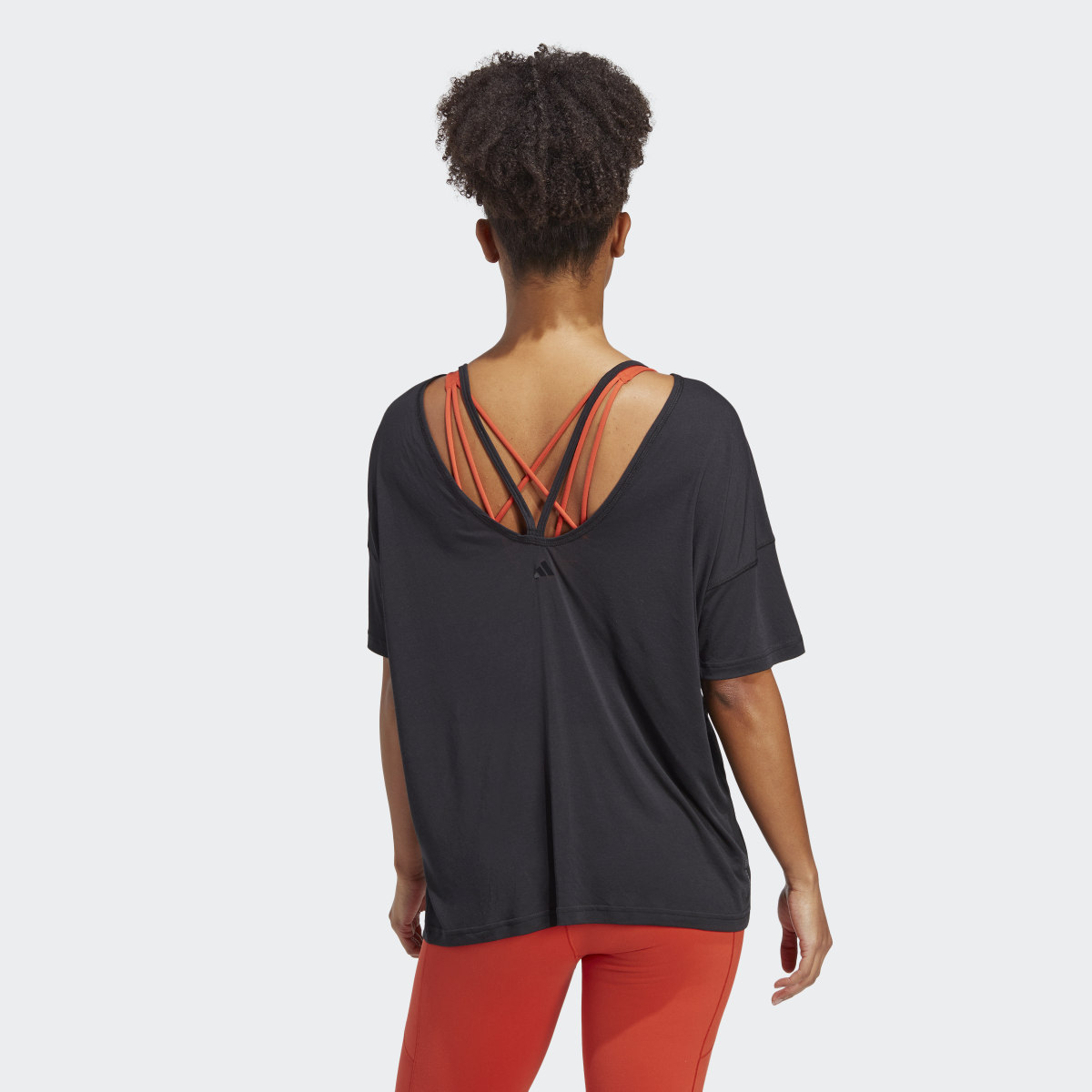 Adidas Yoga Studio Oversized Tee. 4