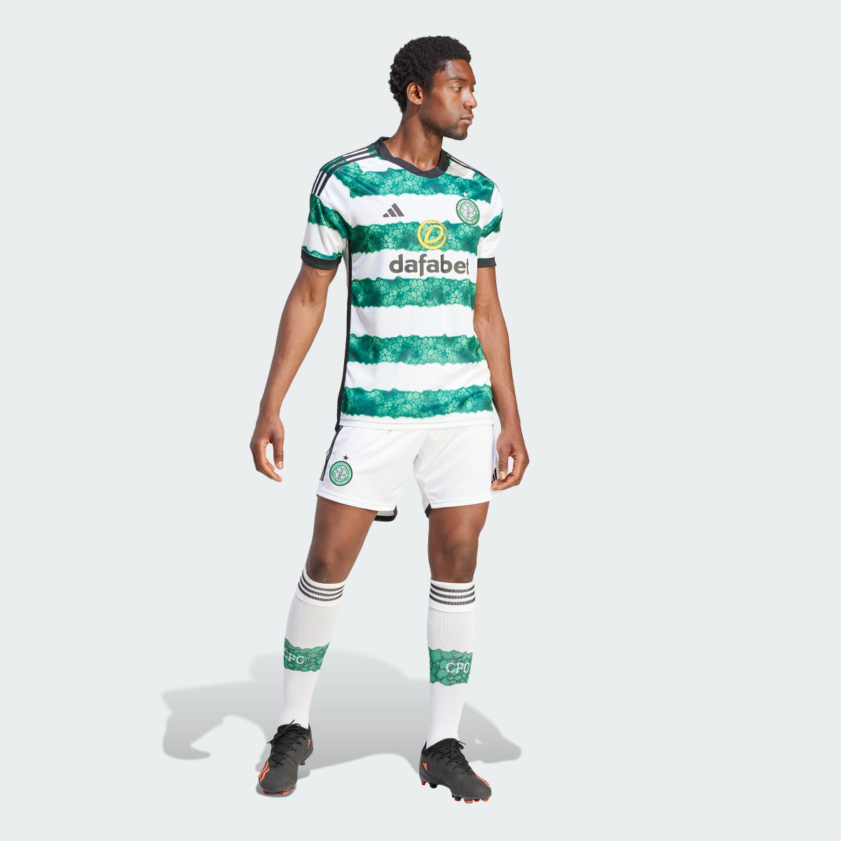 Adidas Celtic FC 23/24 Home Shorts. 5