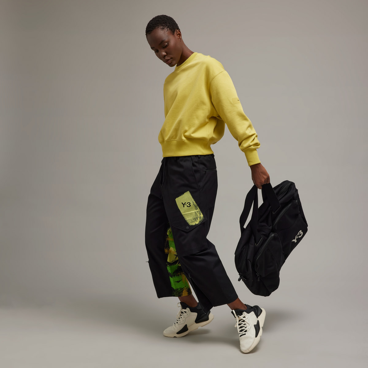 Adidas Y-3 Organic Cotton Terry Boxy Sweatshirt. 4