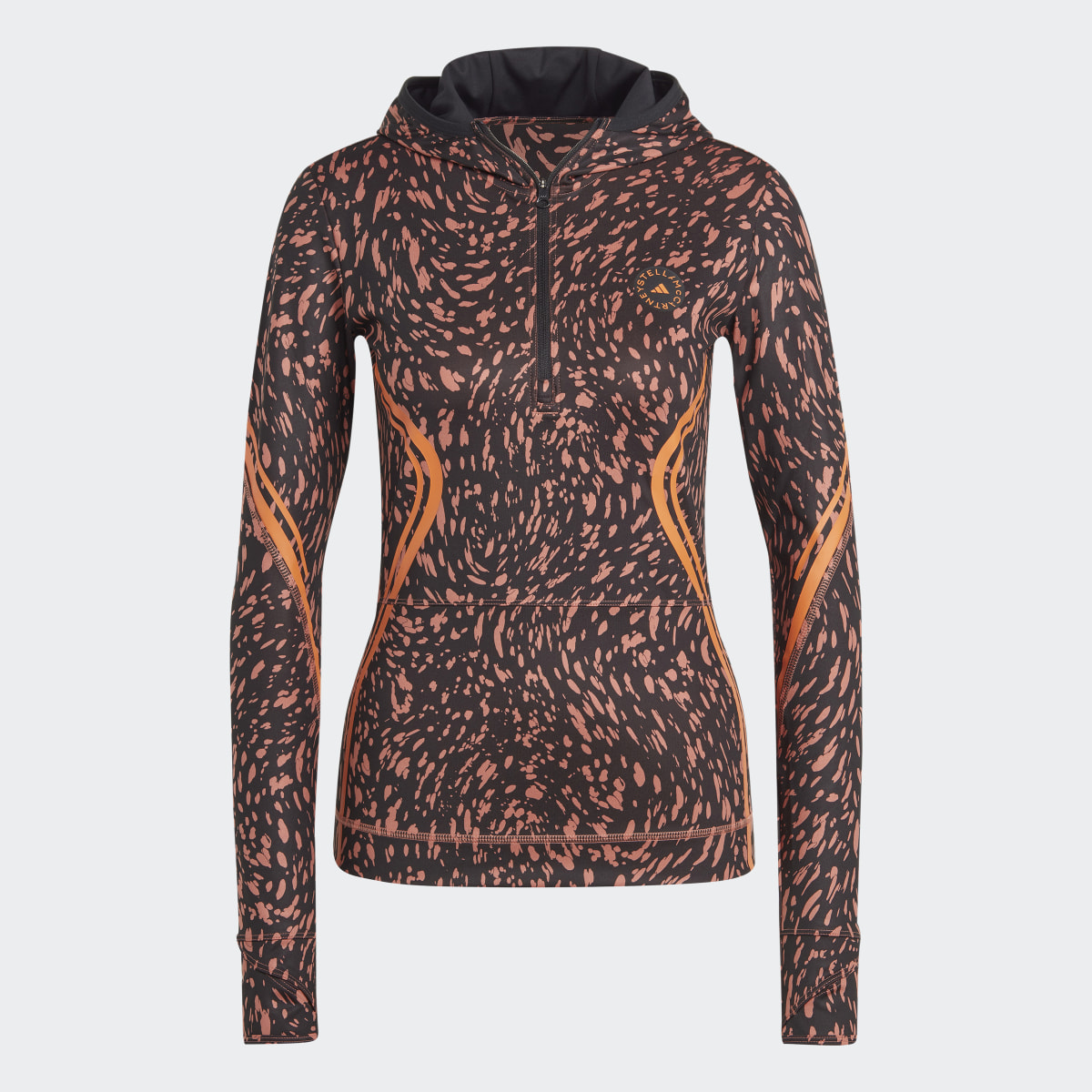 Adidas by Stella McCartney TruePace Long Sleeve Hooded Printed Kapüşonlu Üst. 5