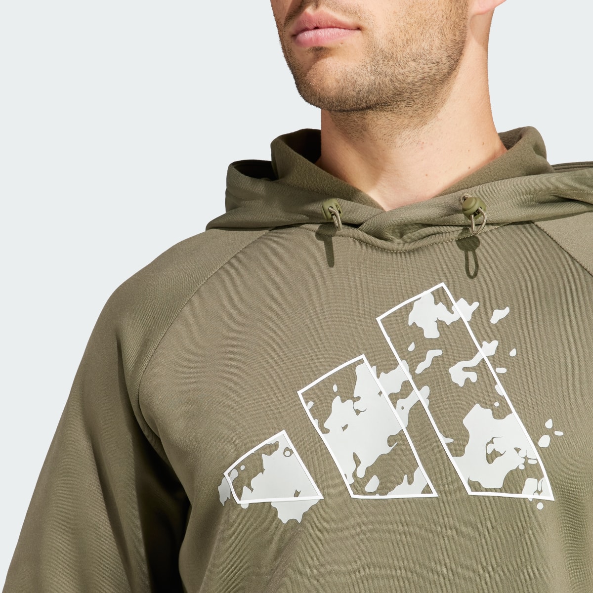 Adidas Game and Go Camo Big Logo Training Hoodie. 6