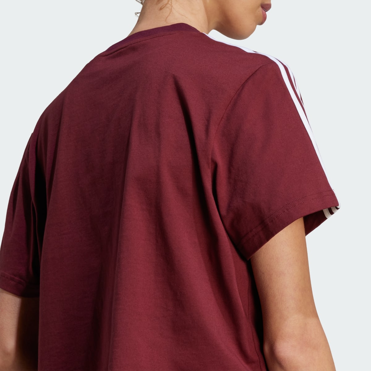 Adidas Camiseta corta Essentials Single Jersey 3 bandas. 7