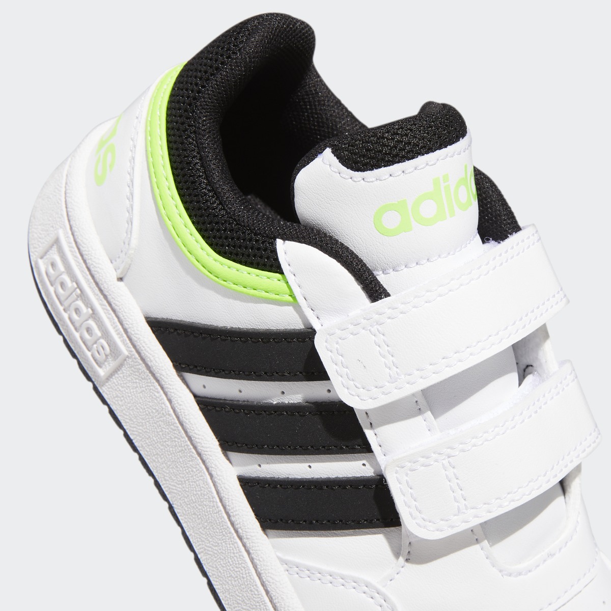 Adidas Hoops Lifestyle Basketball Hook-and-Loop Shoes. 9