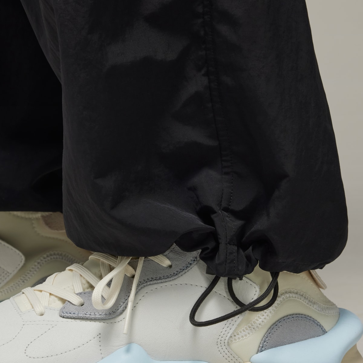 Adidas Y-3 Crinkle Nylon Tracksuit Bottoms. 8