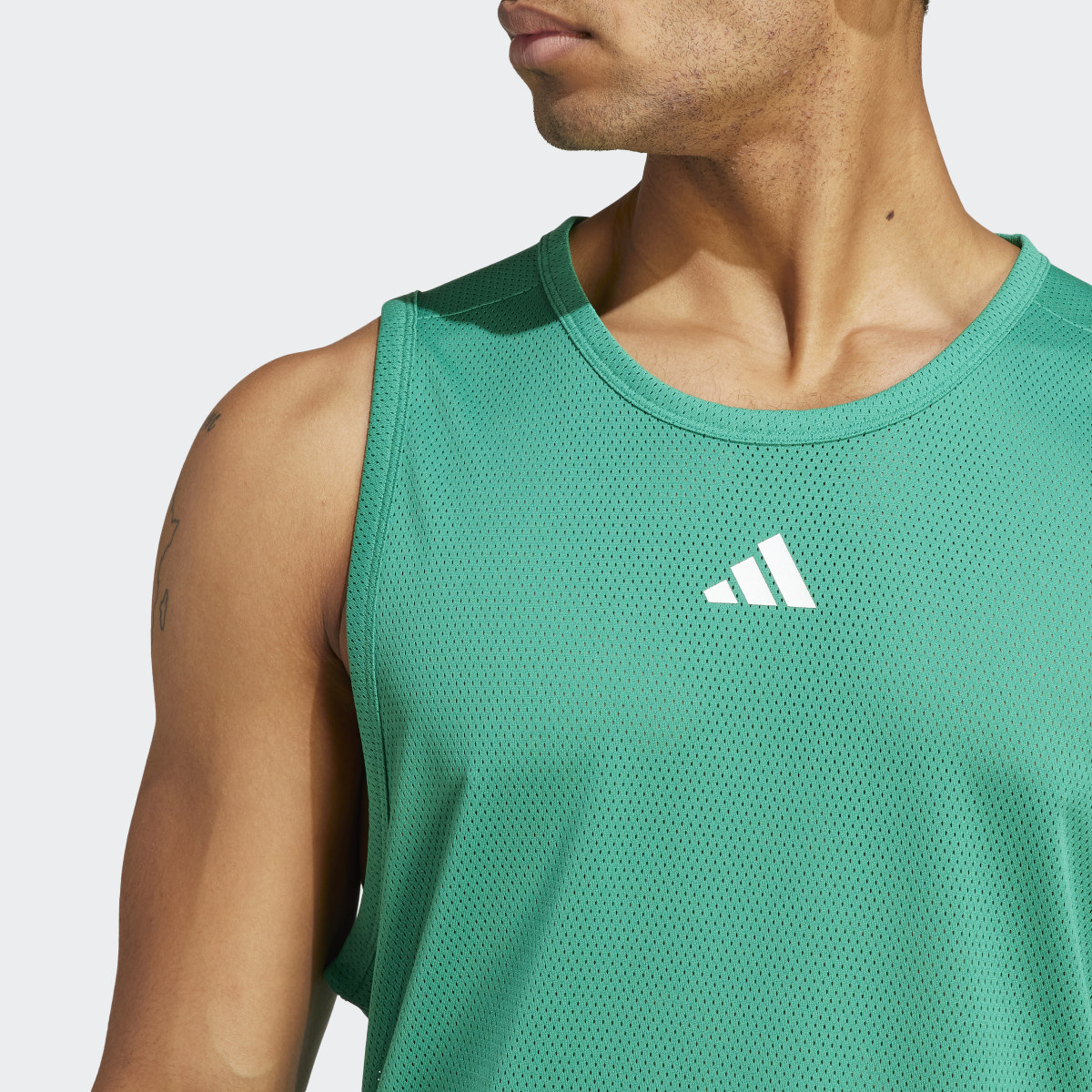 Adidas Train Icons 3-Stripes Training Tank Top. 6