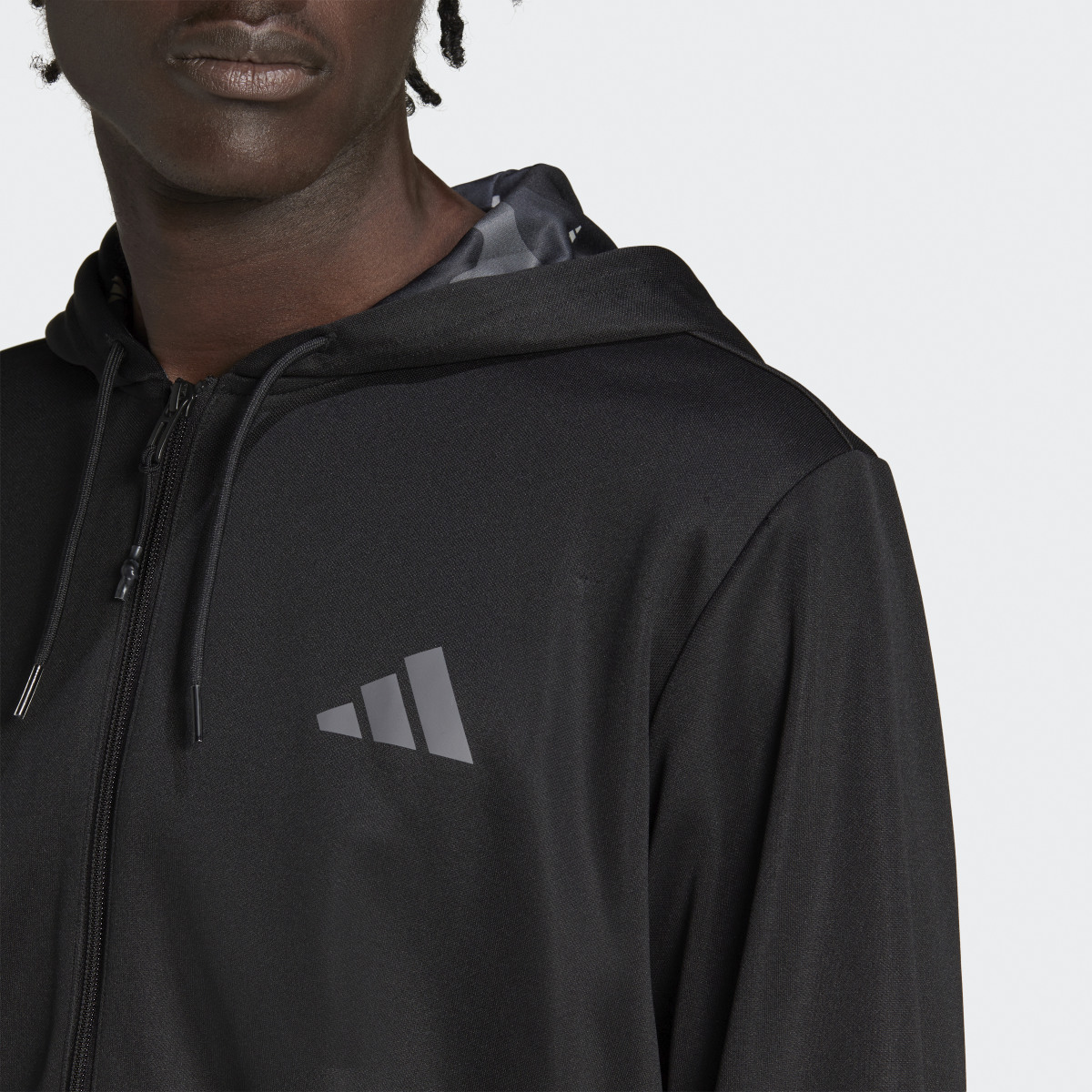 Adidas Veste entièrement zippée Train Essentials Seasonal Training. 7