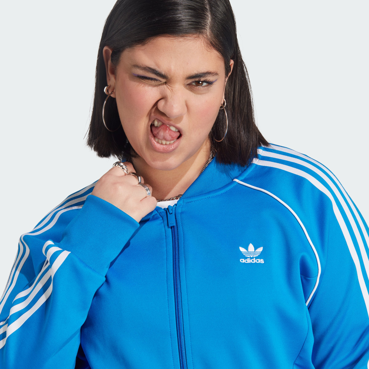 Adidas Adicolor Classics SST Track Jacket (Plus Size). 7