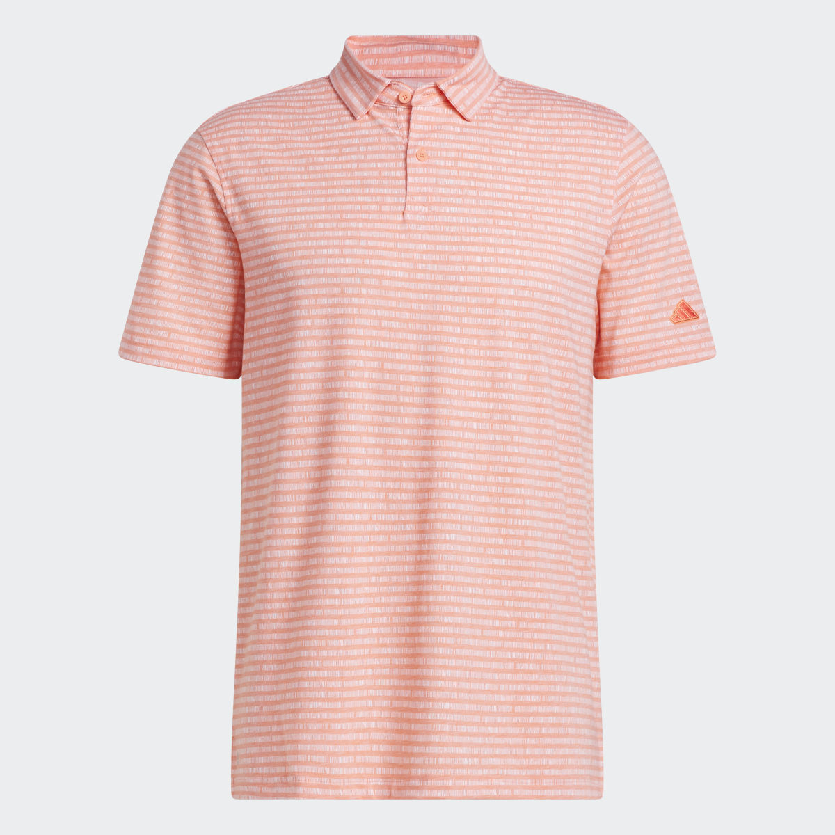 Adidas Go-To Striped Golf Polo Shirt. 5