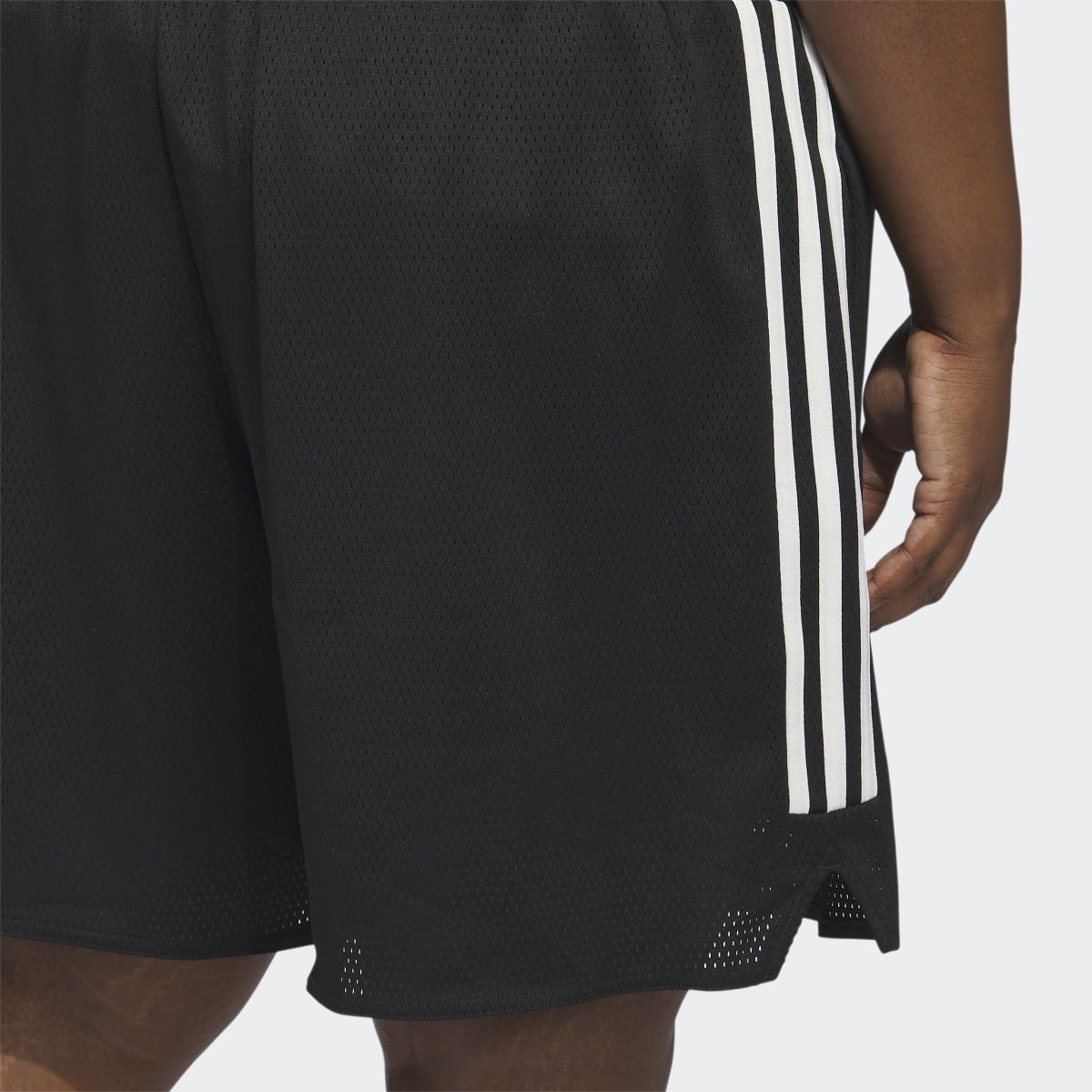Adidas Select 3-Stripes Basketball Shorts (Plus Size). 6