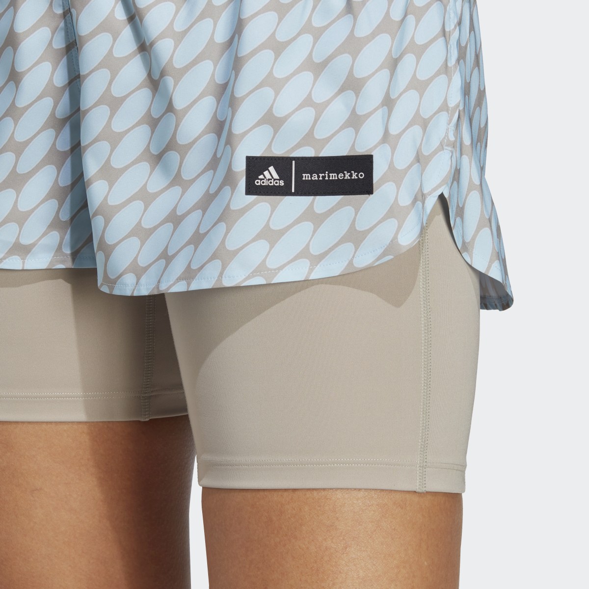 Adidas x Marimekko Run Icons 3 Bar Logo 2-in-1 Running Shorts. 5