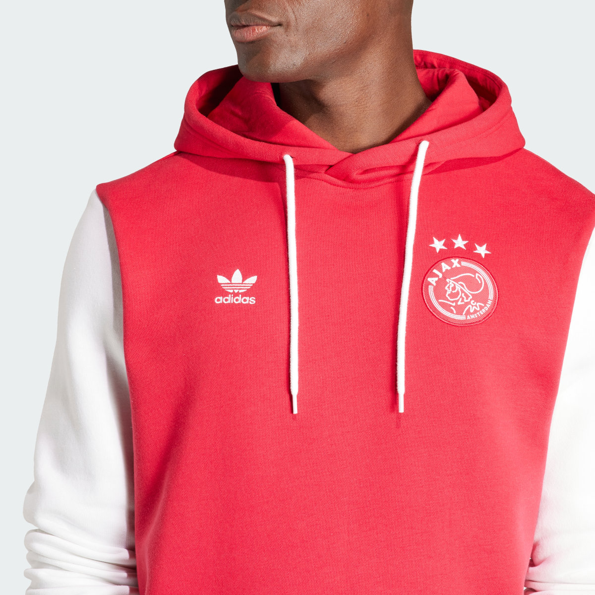 Adidas Ajax Amsterdam Essentials Trefoil Hoodie. 6