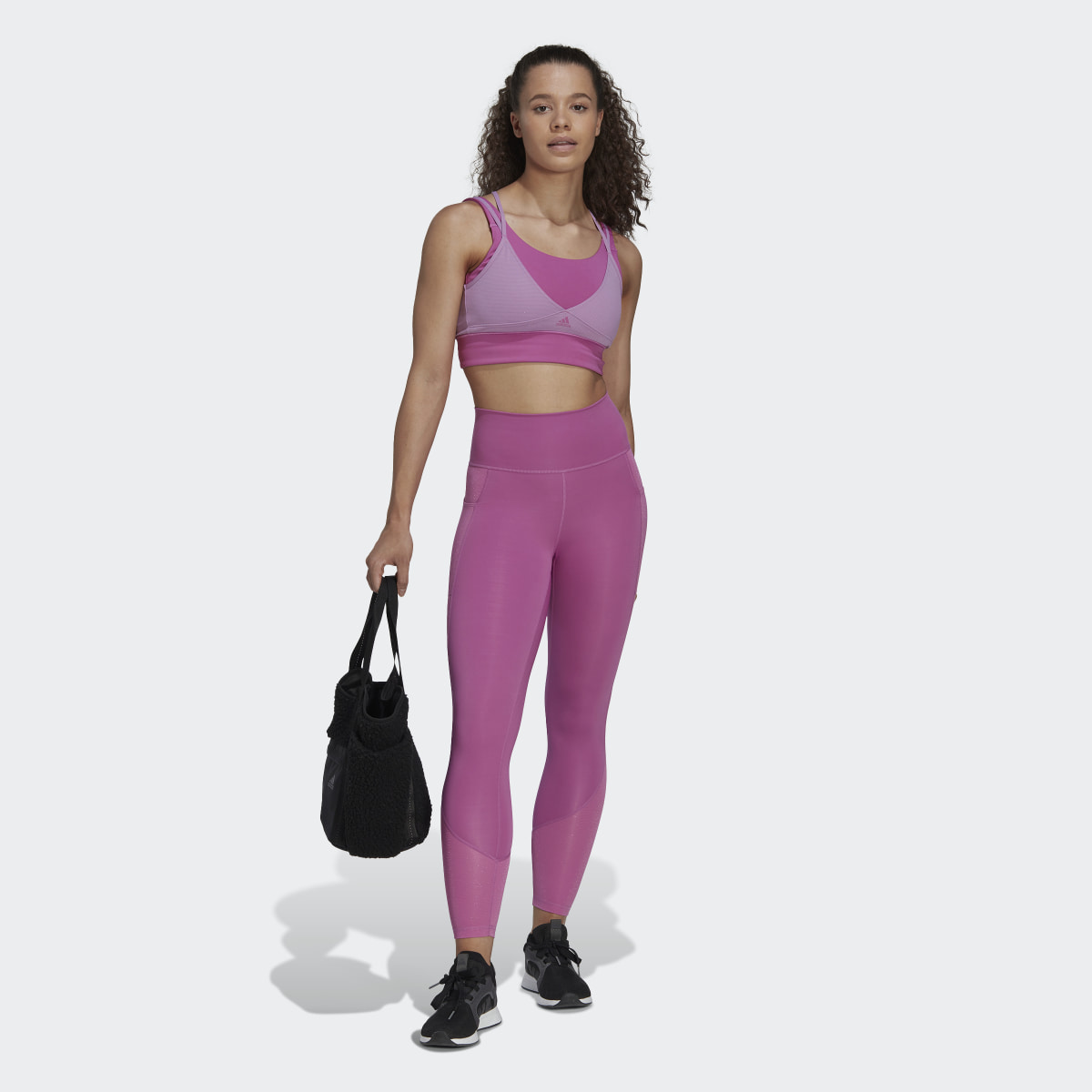 Adidas Leggings da allenamento Optime Shiny Full Length. 5