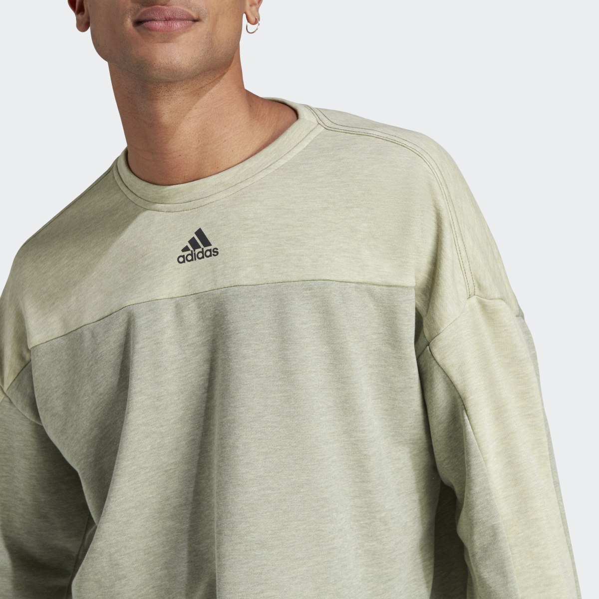 Adidas Mélange Crew Sweatshirt. 6