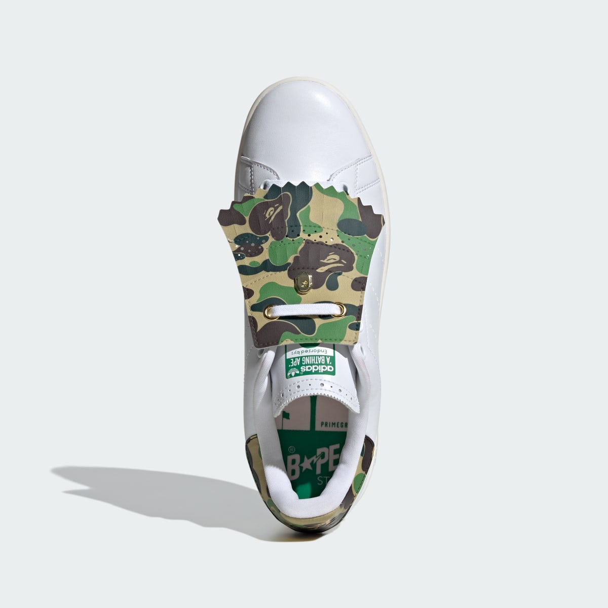 Adidas BAPE x adidas Stan Smith Golf Shoes. 7