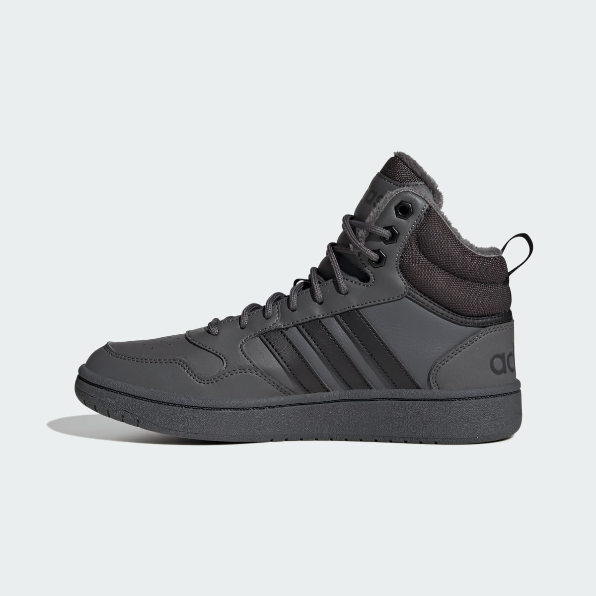 Adidas Chaussure Hoops 3.0 Mid Lifestyle Basketball Classic Fur Lining Winterized. 7