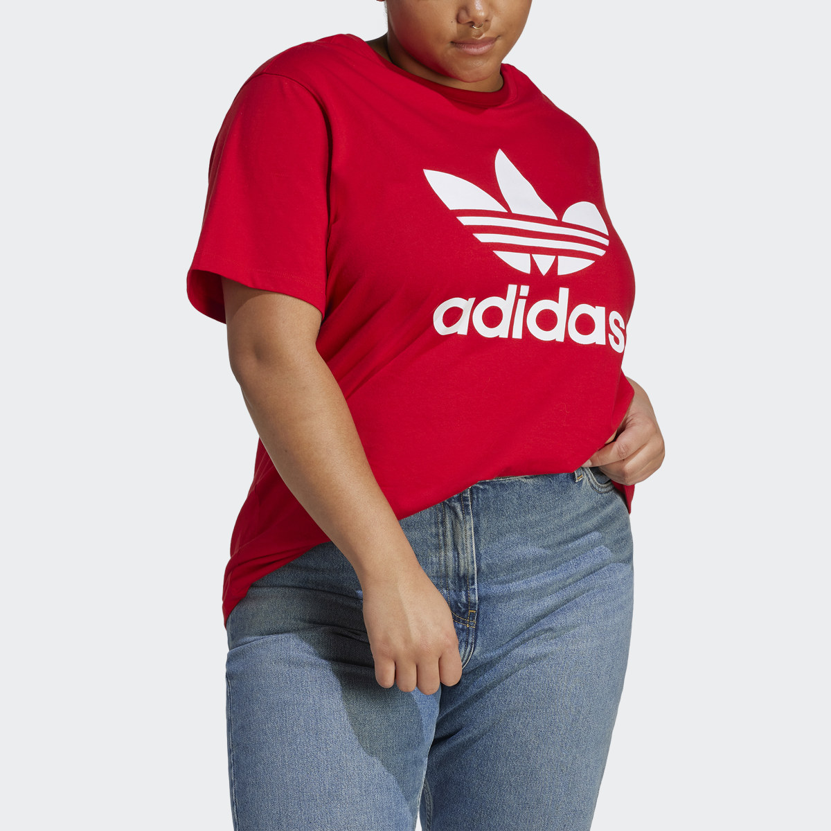 Adidas Adicolor Classics Trefoil Tee (Plus Size) IK4042