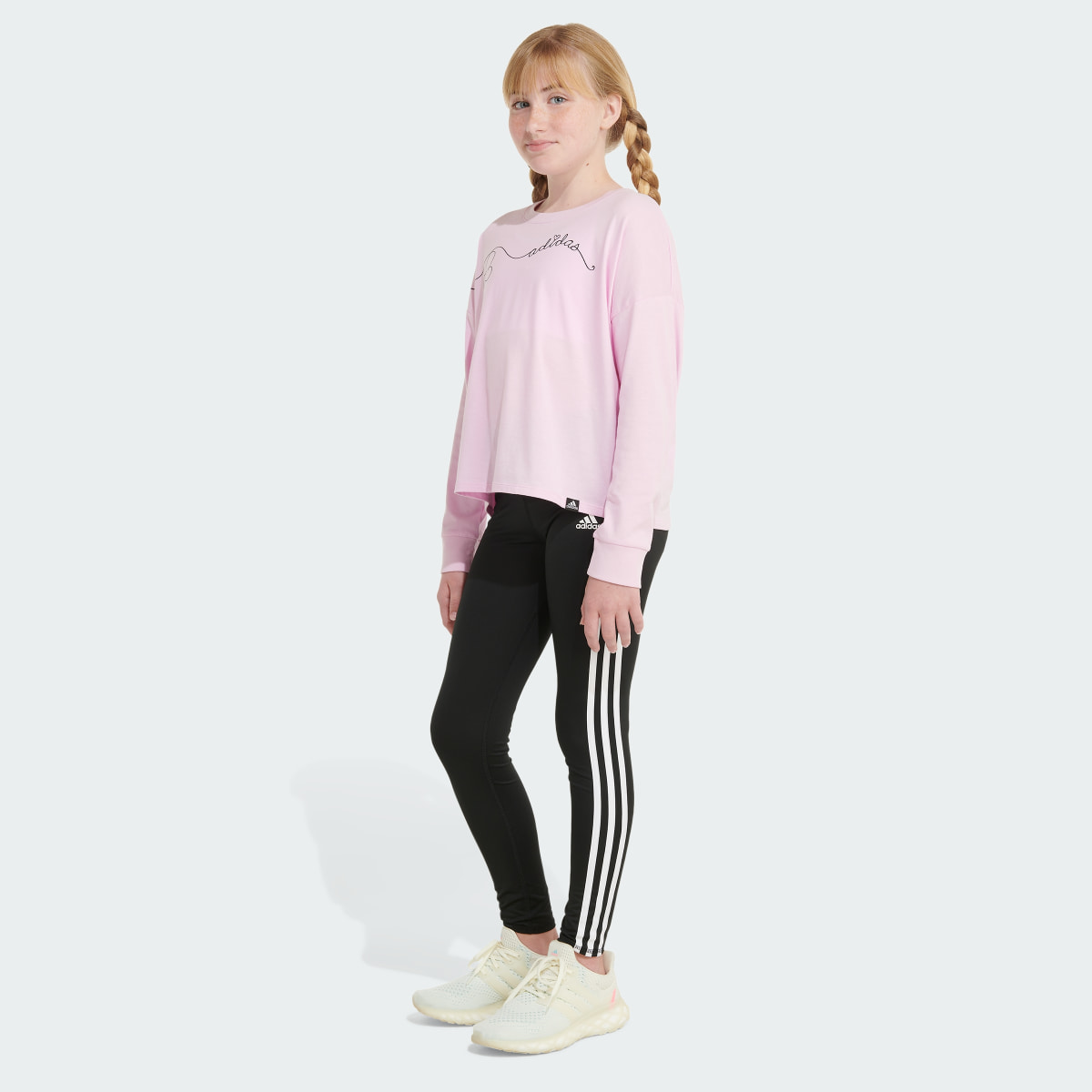 Adidas Long Sleeve Waist Crew Tee. 5