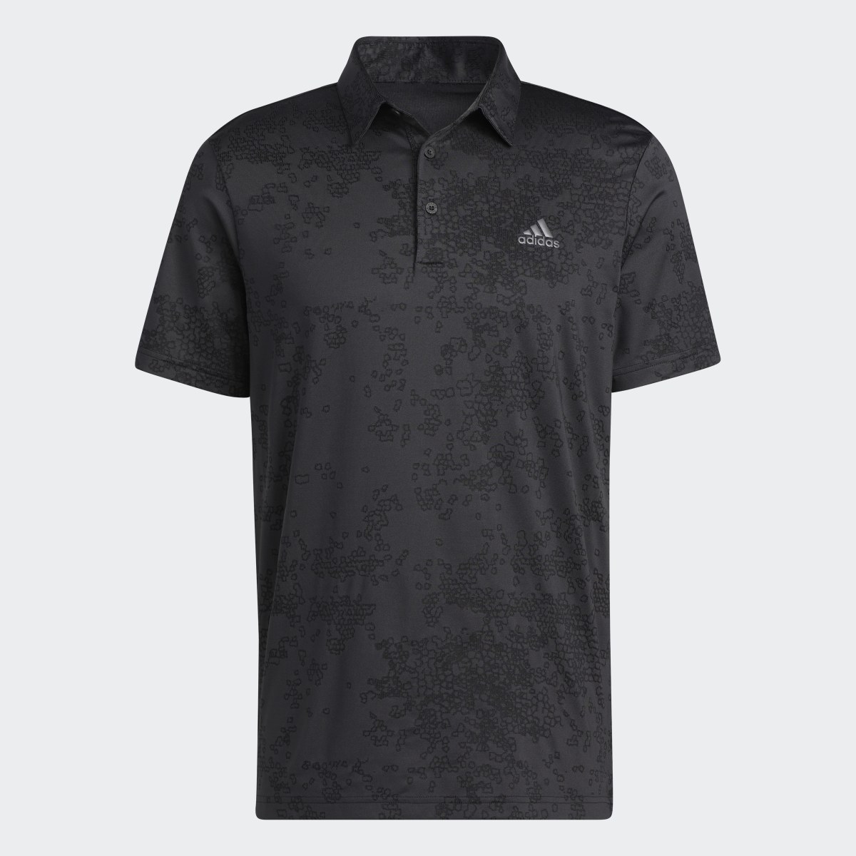 Adidas Jacquard Golf Polo Shirt. 5