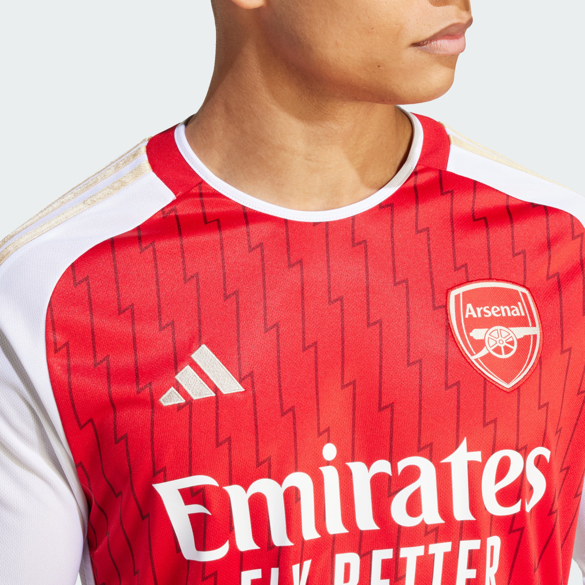 Adidas Camisola Principal de Manga Comprida 23/24 do Arsenal. 8