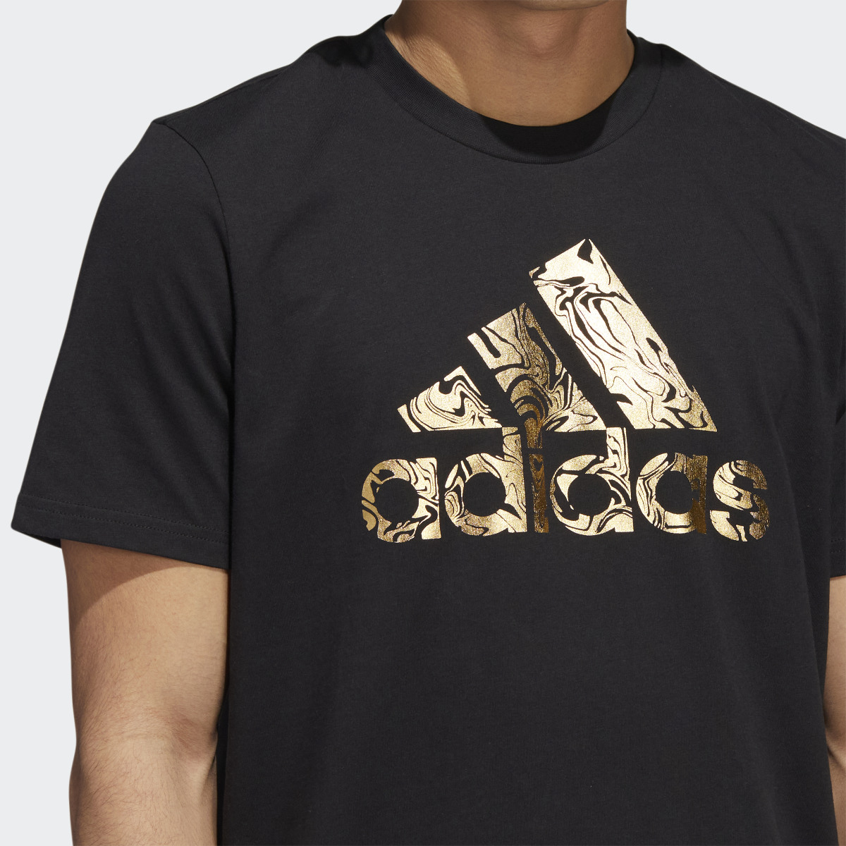 Adidas Liquid Foil Badge of Sport Graphic Tee. 6