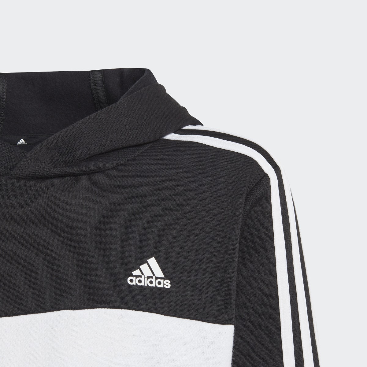 Adidas Camisola com Capuz em Fleece 3-Stripes Tiberio — Criança. 6