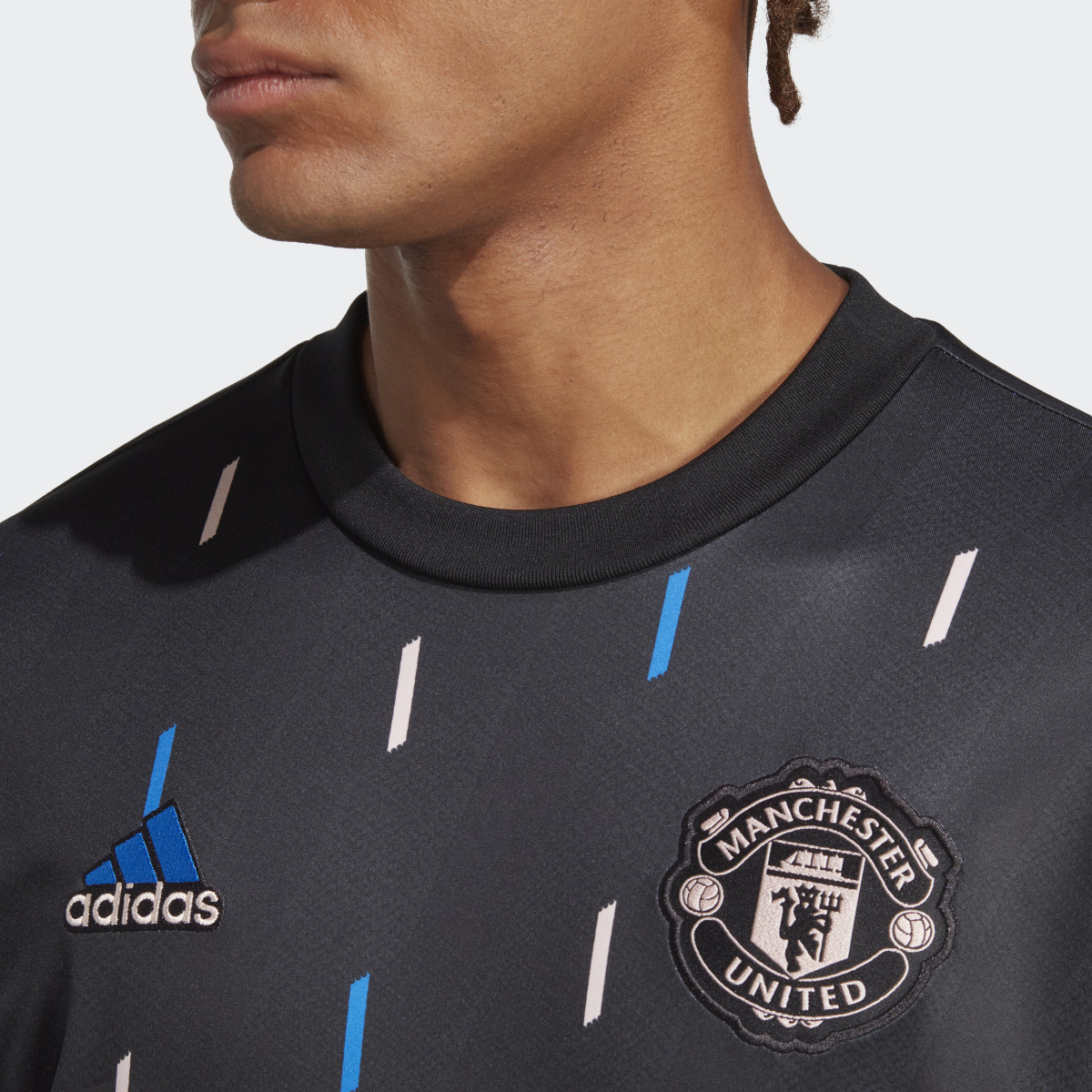 Adidas Haut d'échauffement chaud Manchester United. 6