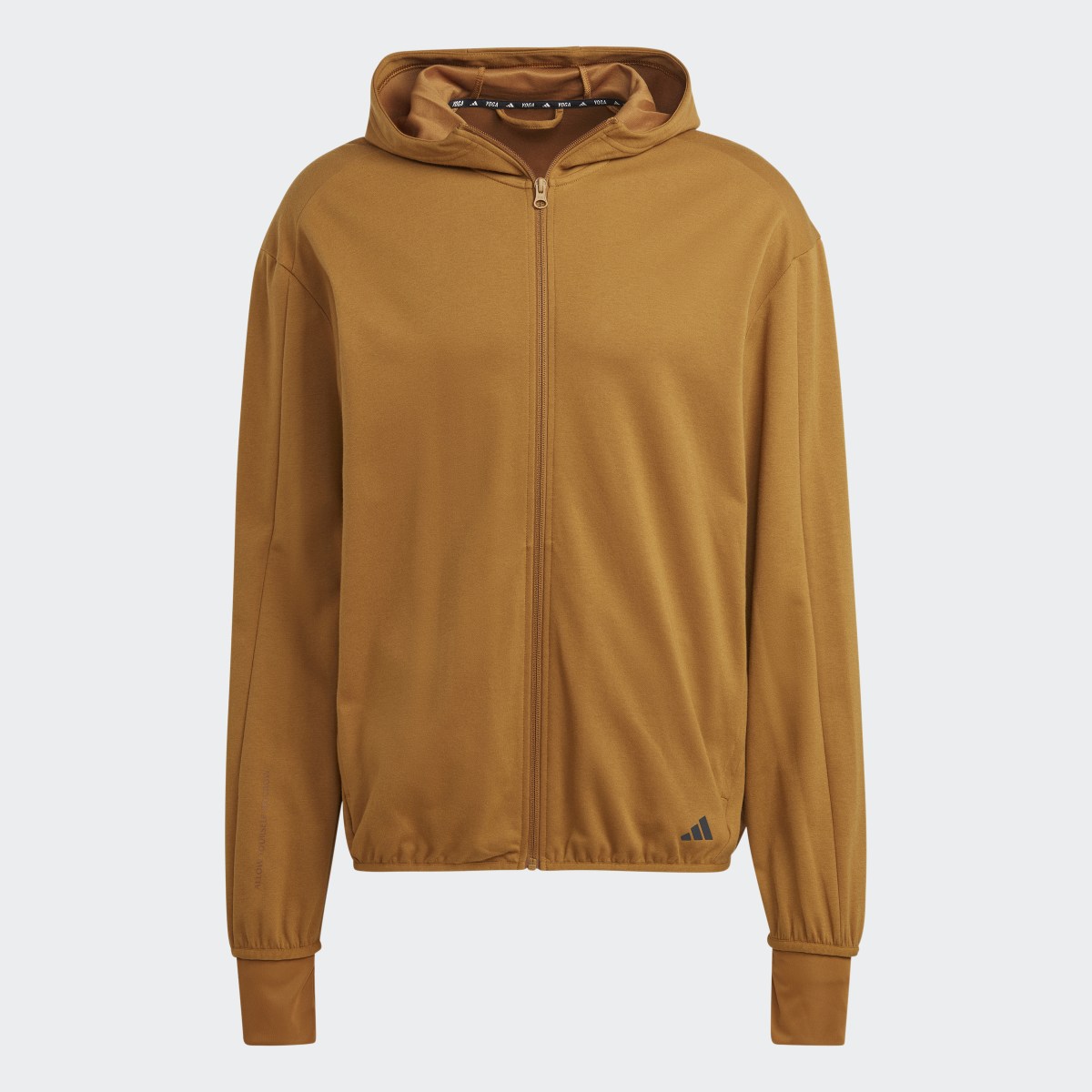 Adidas Felpa con cappuccio Yoga Base Training AEROREADY Full-Zip. 5