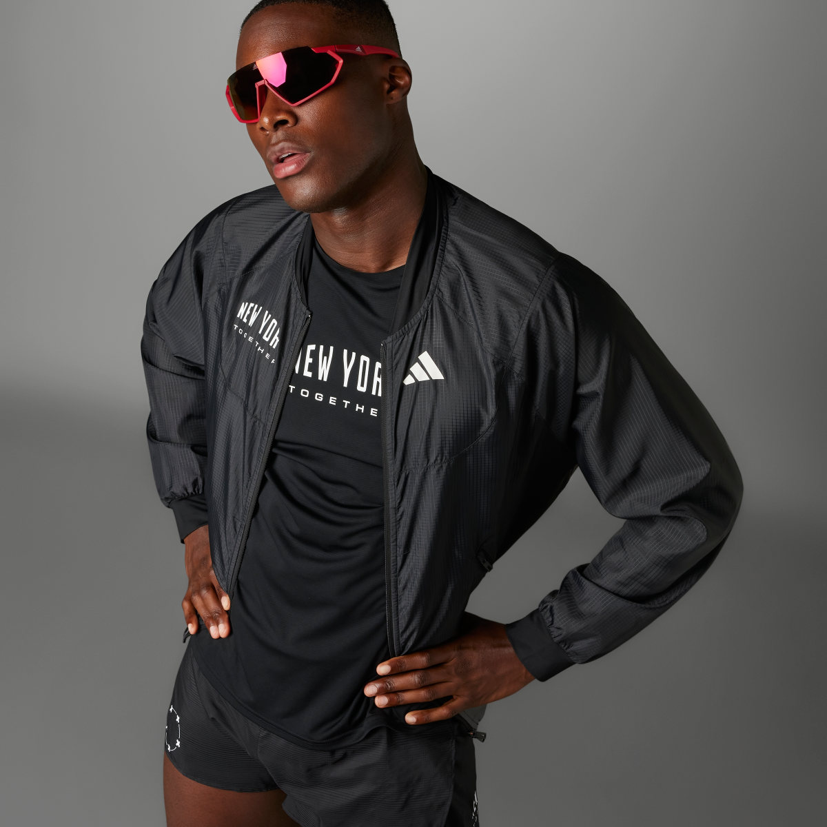 Adidas NYC Running Jacket (Gender Neutral). 9
