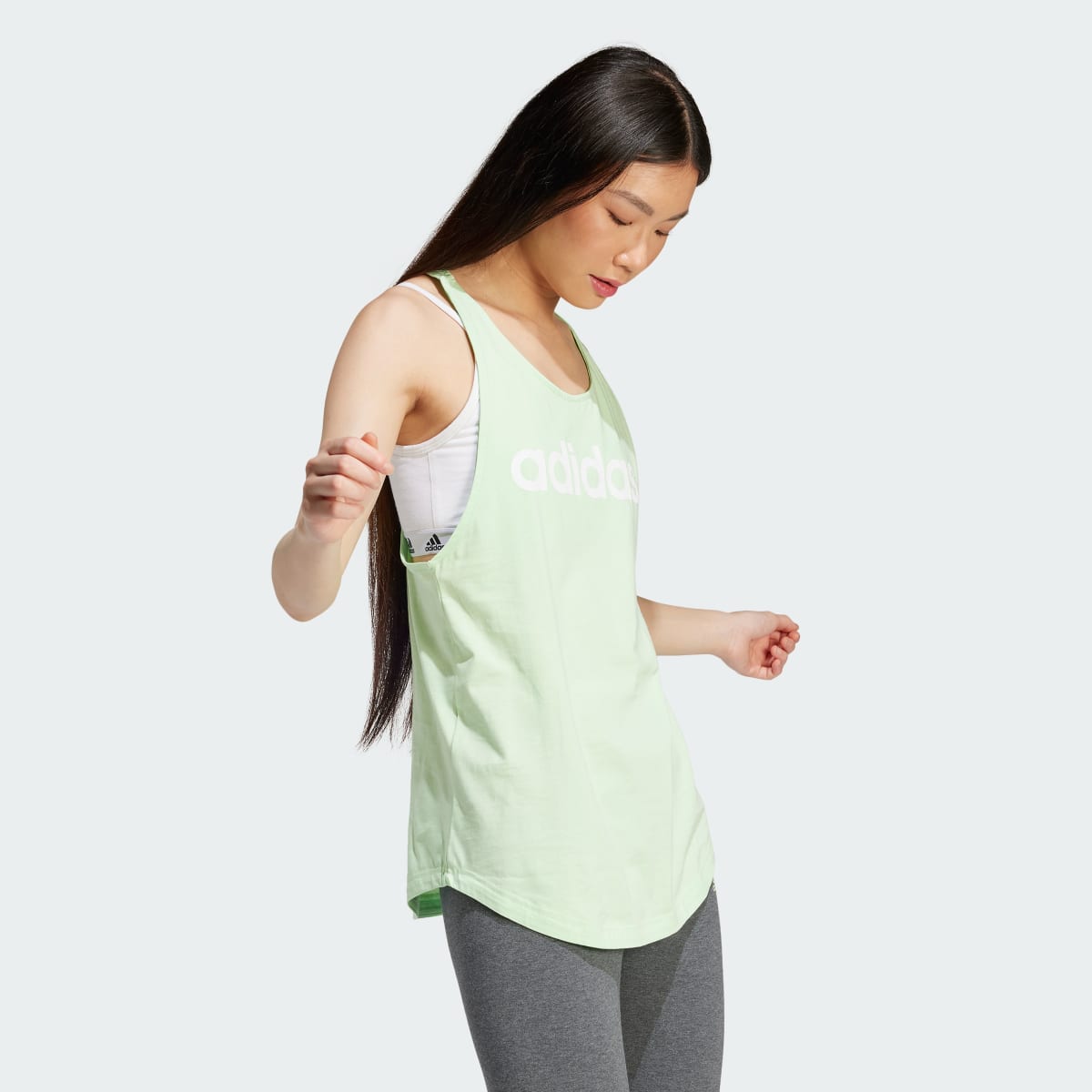 Adidas Essentials Loose Logo Tank Top. 4