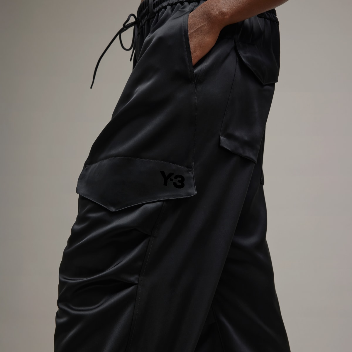 Adidas Y-3 Tech Silky Cargo Pants. 6