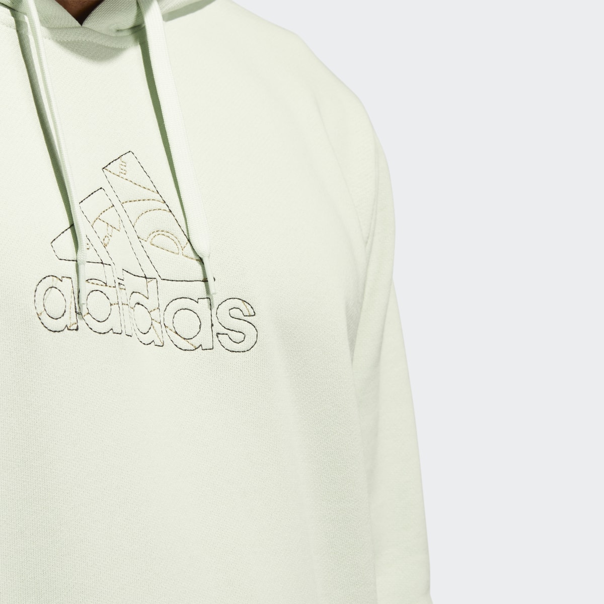 Adidas Embroidery Graphic Hoodie. 6