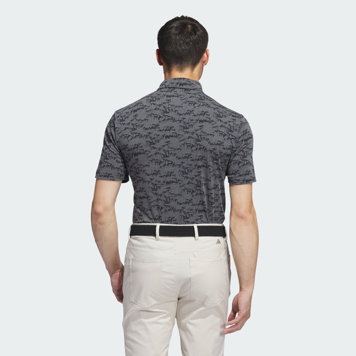 Adidas Go-To Printed Golf Polo Shirt. 7