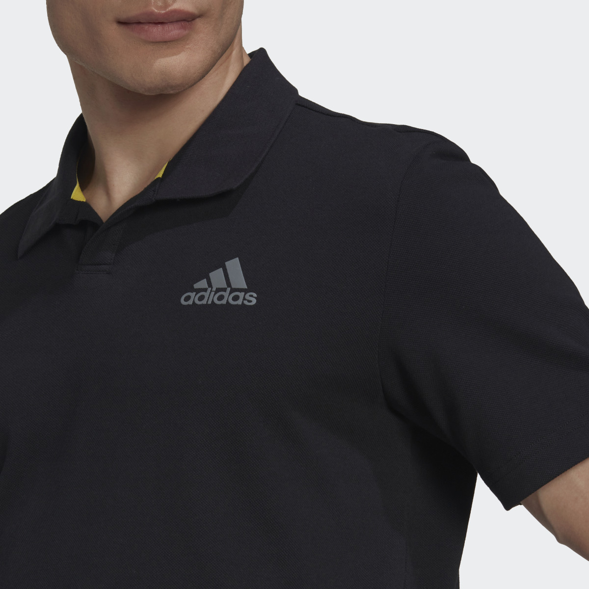 Adidas Clubhouse 3-Bar Tennis Polo Shirt. 6