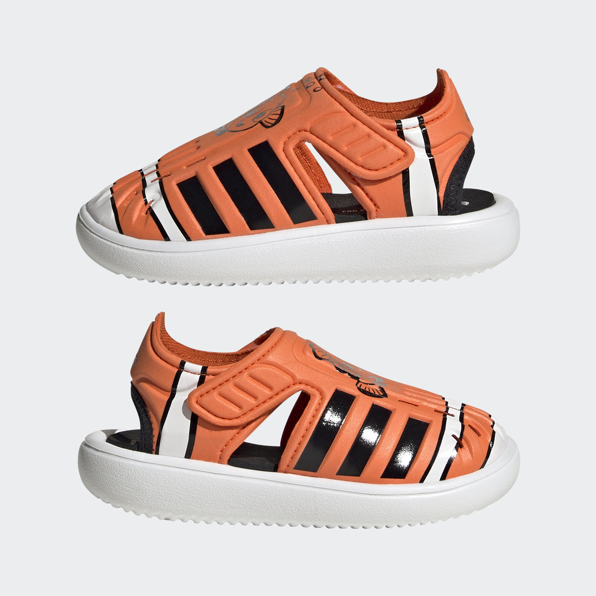 Adidas Sandales d'été à bout fermé Le Monde de Nemo. 8