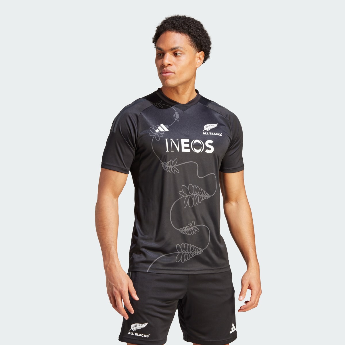 Adidas All Blacks Rugby Performance Tee. 4