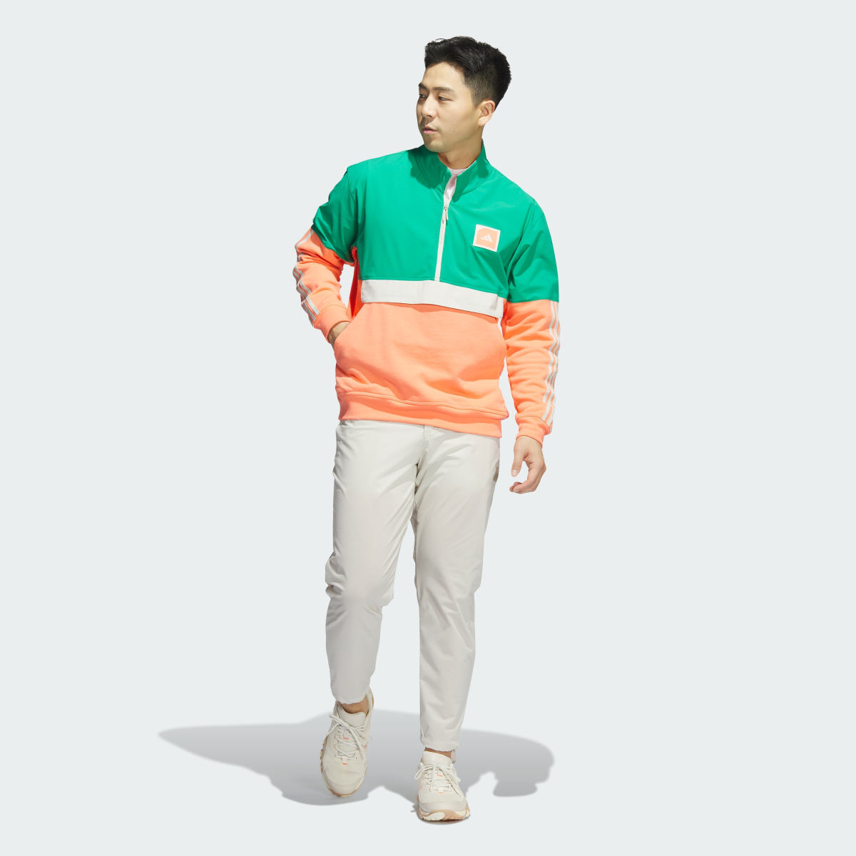 Adidas Adicross 1/2-Zip Golf Anorak. 6