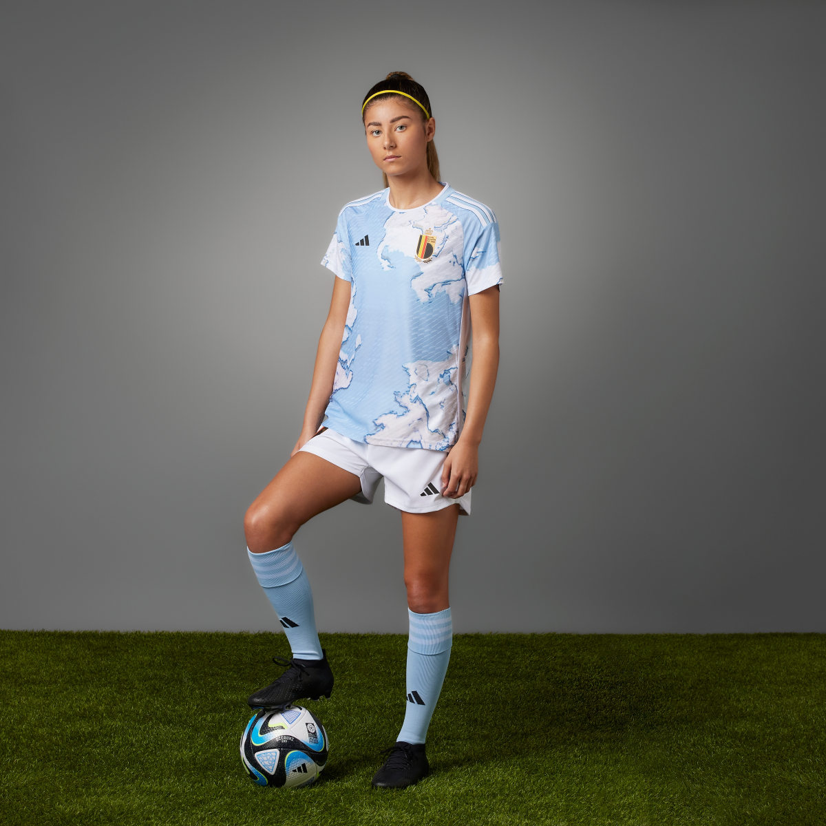 Adidas Maillot Extérieur équipe féminine Belgique 23 Authentique. 4