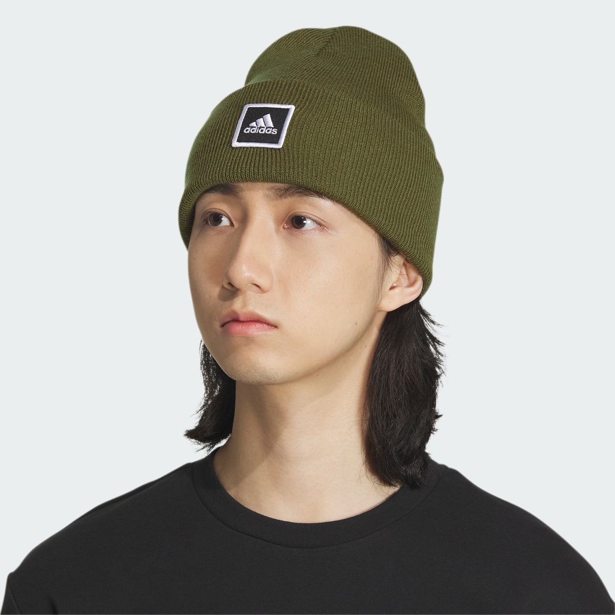 Adidas Wide-Cuff Fold Beanie. 4