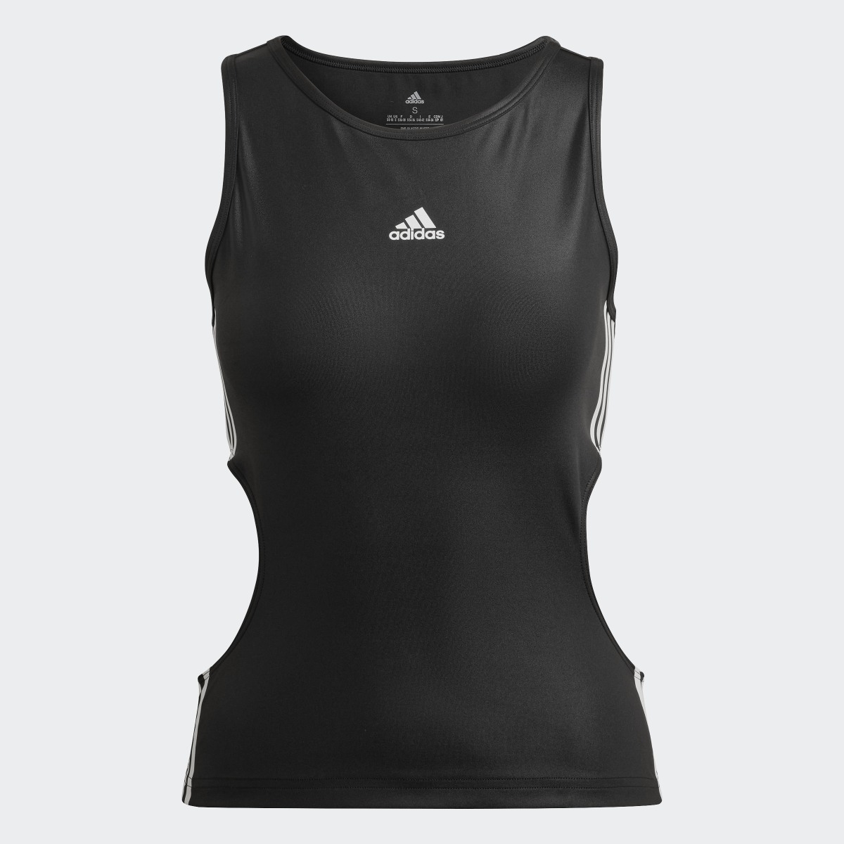 Adidas Hyperglam Cutout-Detail Fitted Tanktop. 5