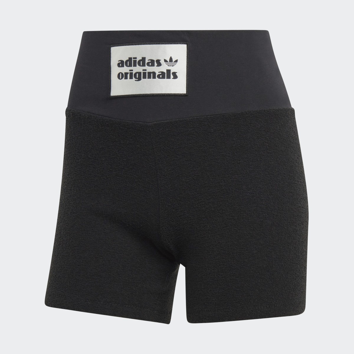 Adidas High-Waist Towel Bike Shorts. 4