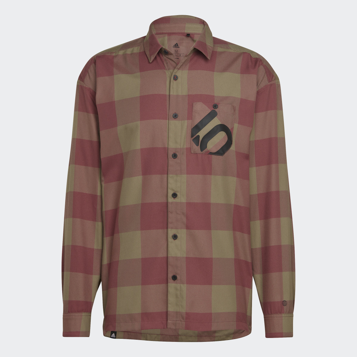 Adidas Camisa Five Ten Brand of the Brave Flannel (Género neutro). 4