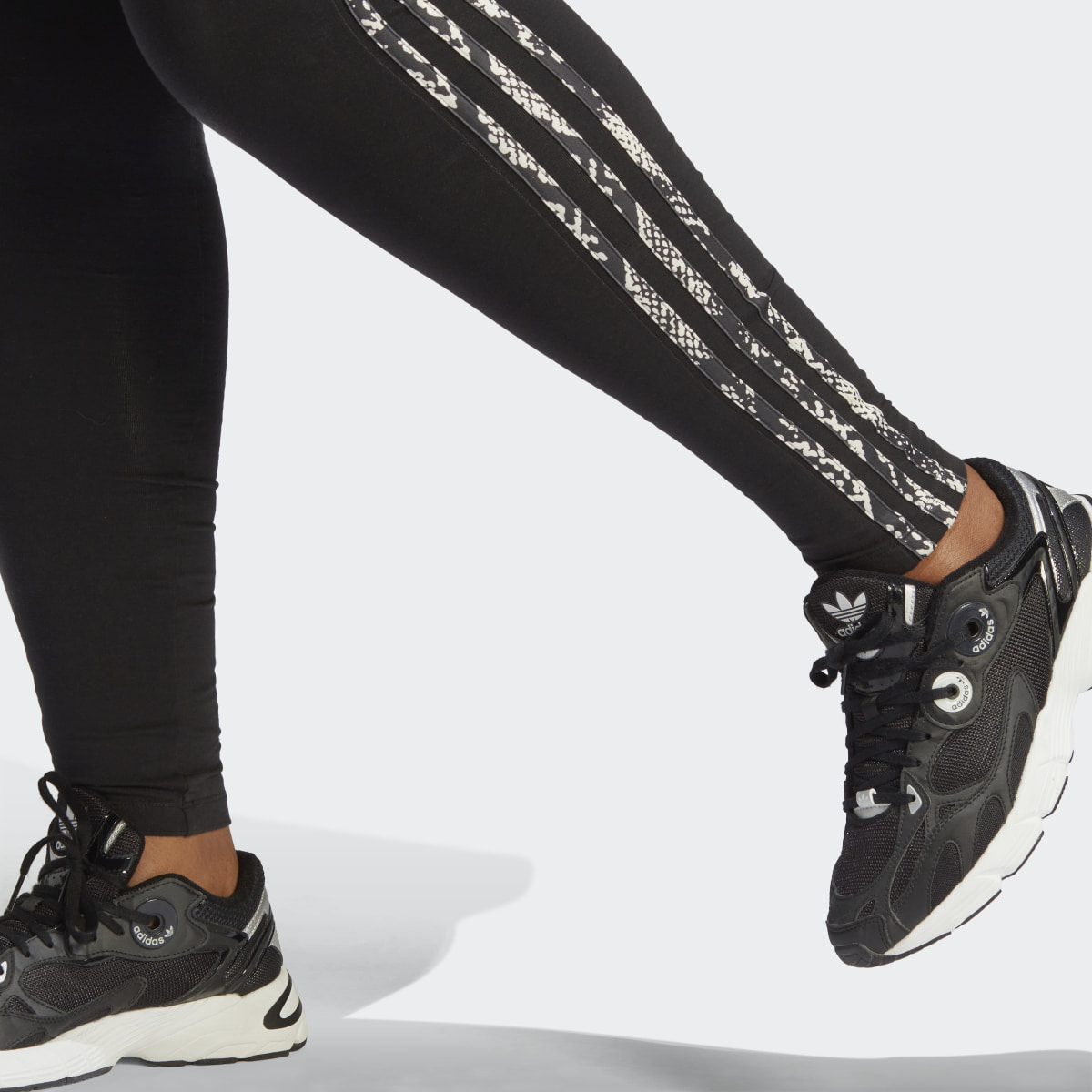 Adidas 3-Stripes Print Leggings (Plus Size). 7